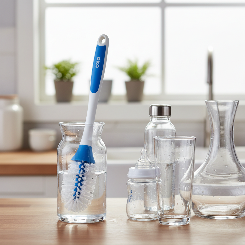 Review: OXO Good Grips Glass Cleaning Brush – Your Secret to Sparkling Clean Glassware