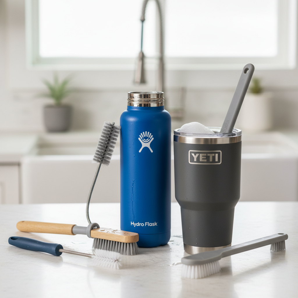 The Ultimate Guide to Long Handle Brushes for Hydro Flasks & Yeti Bottles