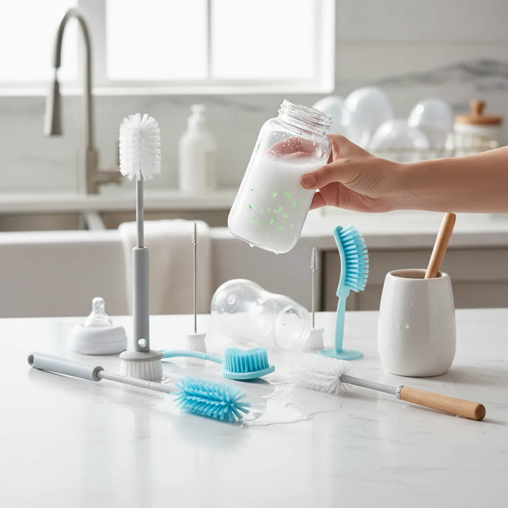 Choosing Your Champion: Sponge vs. Bristle Bottle Brushes for Superior Hygiene
